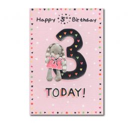 3rd Birthday Card