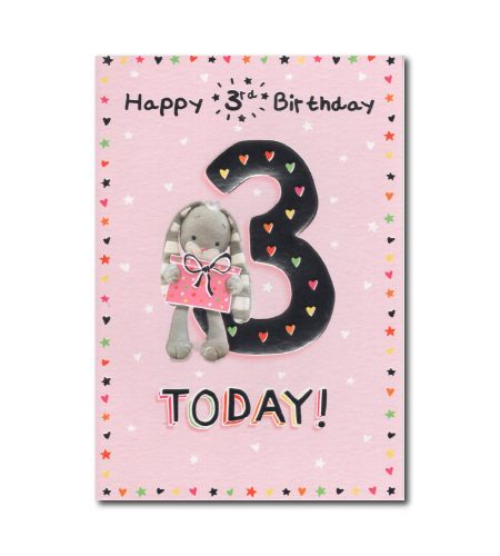 3rd Birthday Card