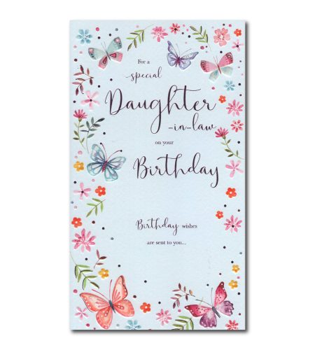 Daughter In Law Birthday Card