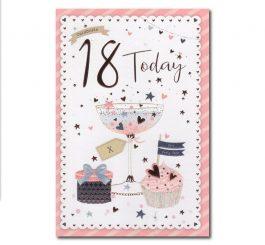 18th Birthday Today Card