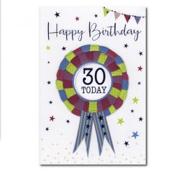 30th Birthday Card