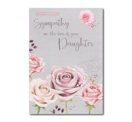 Loss of Daughter Sympathy Card