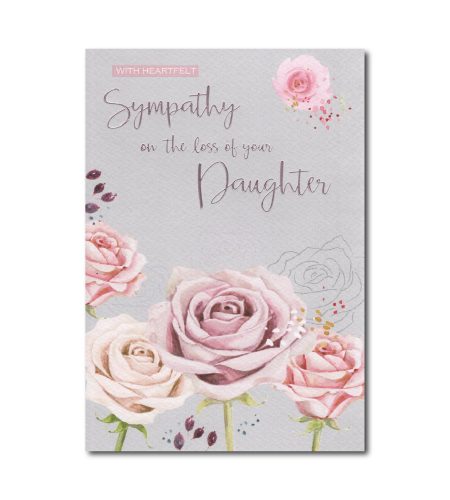 Loss of Daughter Sympathy Card