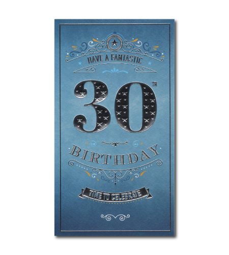 30th Birthday Card