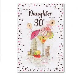 30th Birthday Daughter Card