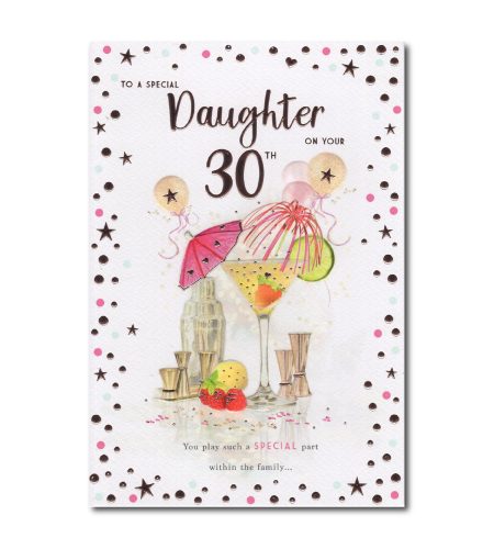 30th Birthday Daughter Card