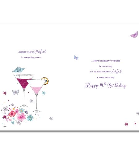 40th Birthday Daughter Card - Image 2