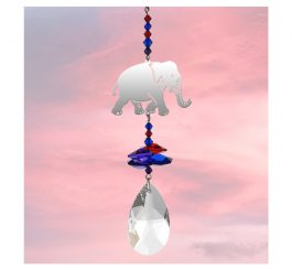 Elephant Crystal Charm