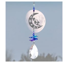 Hare Crystal Charm - Moonlight