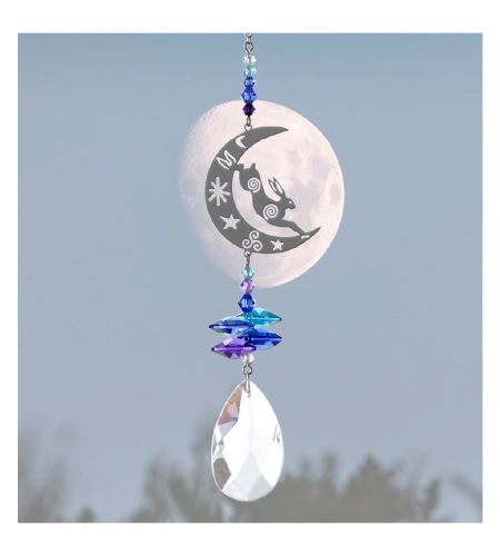 Hare Crystal Charm - Moonlight