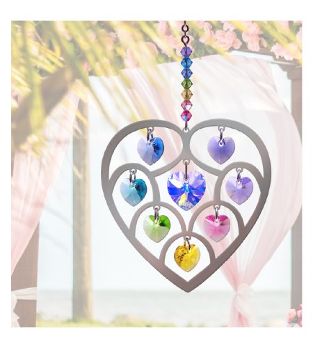 Large Heart of Hearts - Confetti