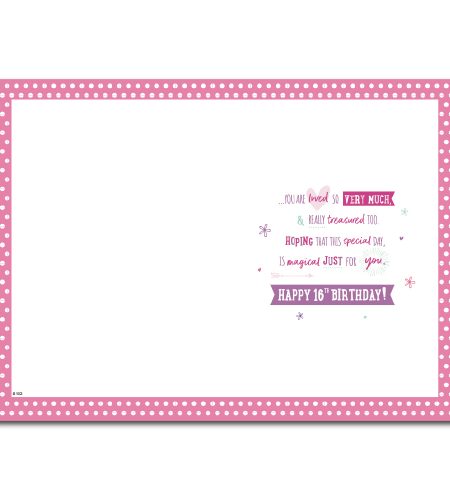 16th Birthday Daughter Card - Image 2