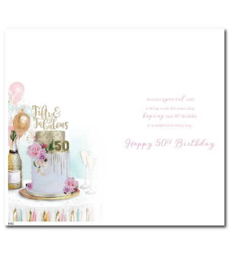 50th Birthday Card - Image 2