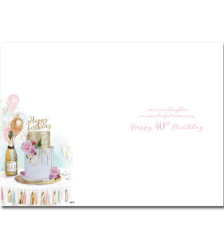 40th Birthday Card - Image 2