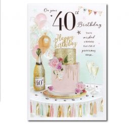 40th Birthday Card