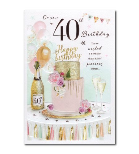 40th Birthday Card