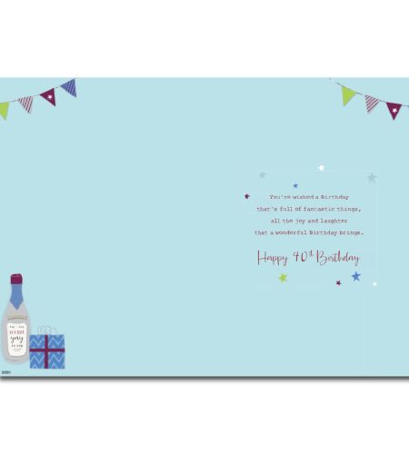 40th Birthday Card - Image 2