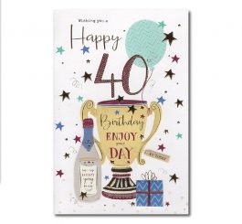 40th Birthday Card
