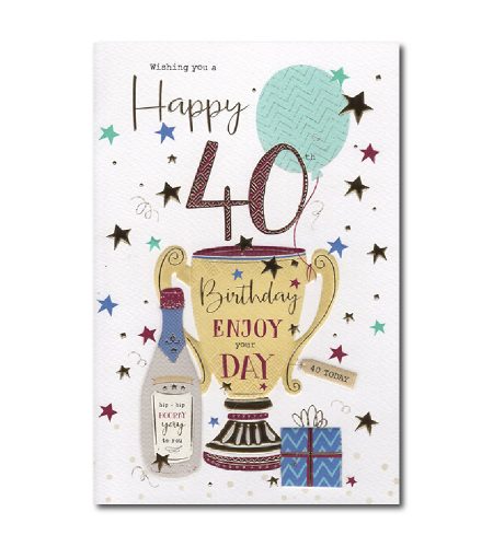 40th Birthday Card