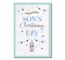 Son's Christening Day Card