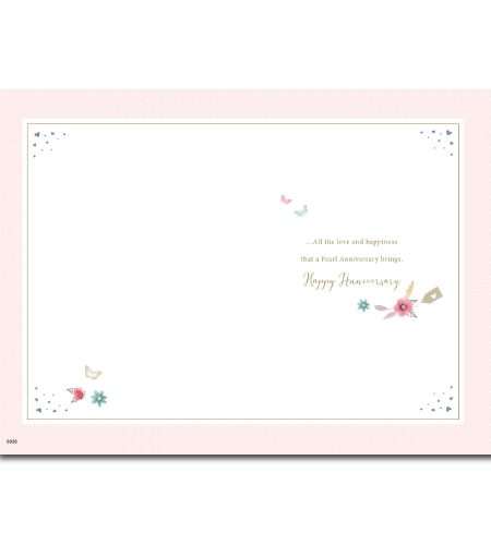 Pearl 30th Anniversary Card - Image 2