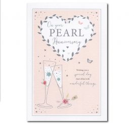 Pearl 30th Anniversary Card