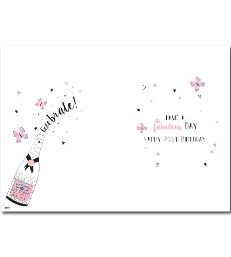 21st Birthday Card - Image 2
