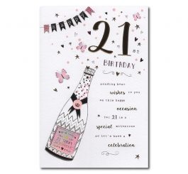 21st Birthday Card