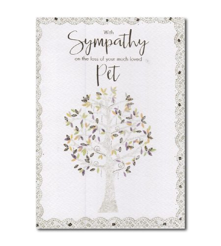 Loss of Pet Sympathy Card
