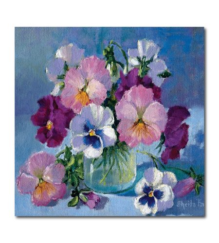 Floral Blank Card