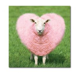Heart Sheep Card