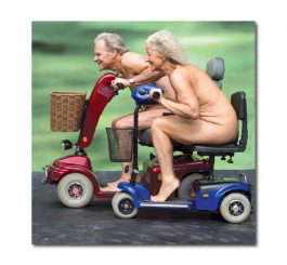 Nude Scooter Card