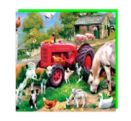 Farmyard 3D card