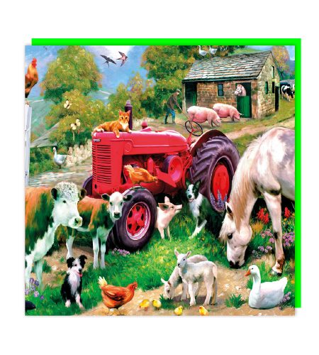 Farmyard 3D card