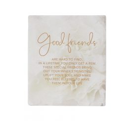 Good Friends Verse Plaque