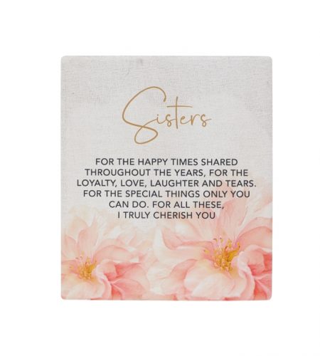 Sisters Verse Plaque