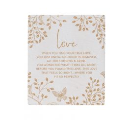 Love Verse Plaque