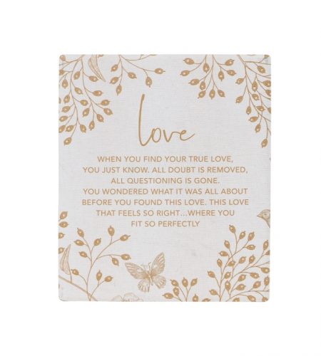 Love Verse Plaque