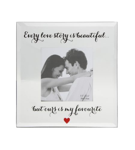 True Valentine Mirror Frame - 4" X 4"