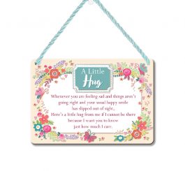 Hug Plaque