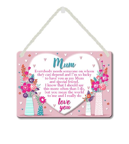 Mum Plaque