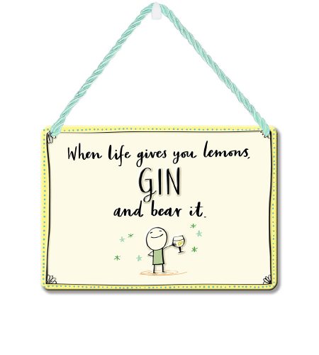 Gin Plaque