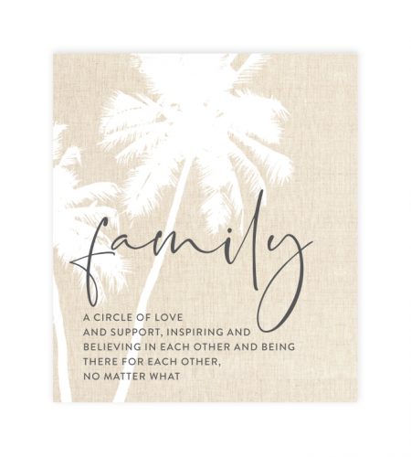 Family Tranquil Plaque