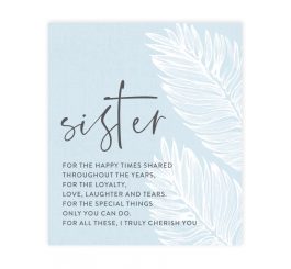 Sister Tranquil Plaque