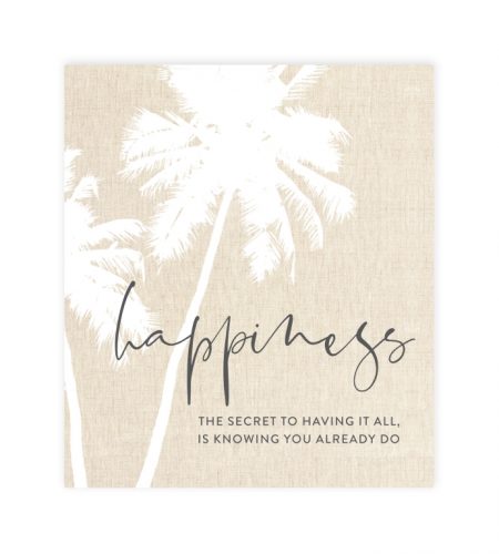 Happiness Tranquil Plaque