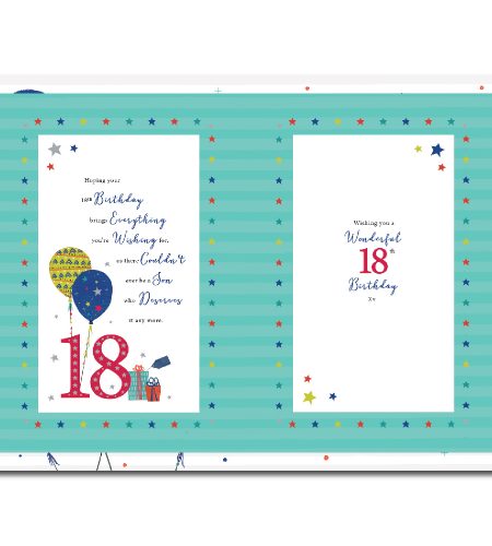 18th Birthday Son Card - Image 3