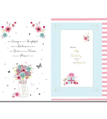 18th Birthday Granddaughter Card - Image 2