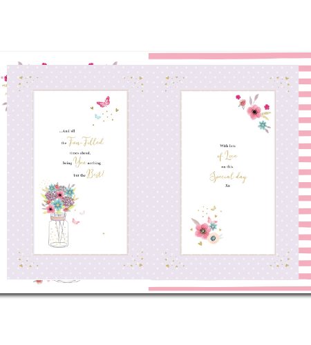 18th Birthday Granddaughter Card - Image 3