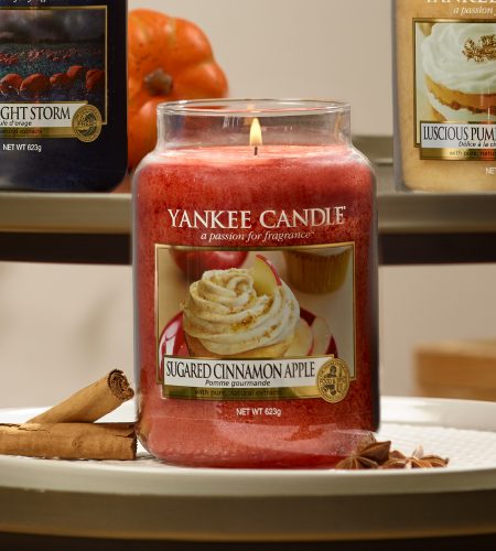 Yankee Candle Large Jar Sugared Cinnamon Apple - Image 2