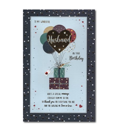 Husband Birthday Card